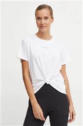 ΓΥΝΑΙΚΕΙΟ T-SHIRT ΜΕ ΛΟΓΟΤΥΠΟ ΜΕ ΣΤΡΑΣ - DP4T9994 ΛΕΥΚΟ DKNY