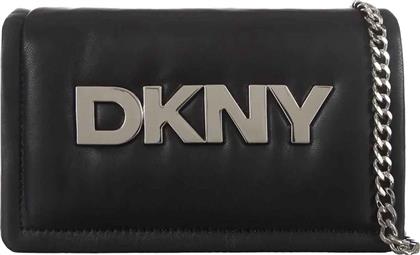 ΓΥΝΑΙΚΕΙΟ ΤΣΑΝΤΑΚΙ CLUTCH/CROSSBODY ''MAGGIE'' - R44GZB74 ΜΑΥΡΟ DKNY