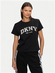 T-SHIRT DP4T9991 ΜΑΥΡΟ REGULAR FIT DKNY