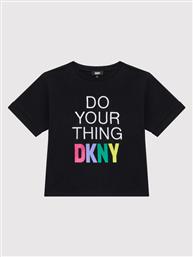 T-SHIRT D35S31 M ΜΑΥΡΟ RELAXED FIT DKNY