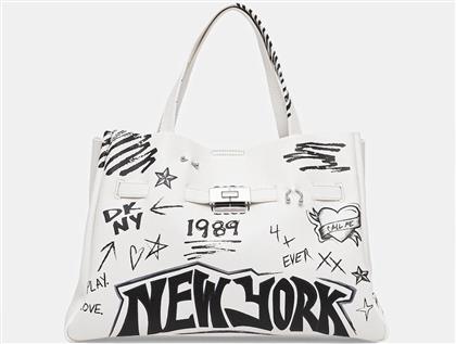 ΤΣΑΝΤΑ ΧΡΩΜΑ: ΑΣΠΡΟ, R54DDK43 DKNY