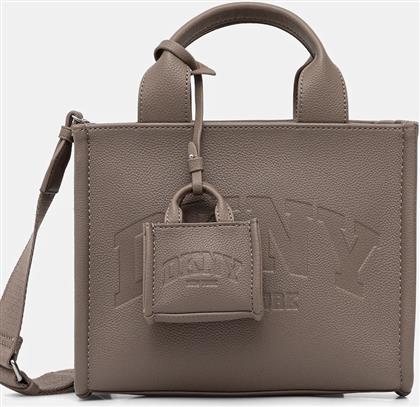 ΤΣΑΝΤΑ HADLEE ΧΡΩΜΑ: ΜΠΕΖ, R53AAC80 DKNY