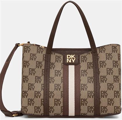 ΤΣΑΝΤΑ NURI ΧΡΩΜΑ: ΜΠΕΖ, R53A6M11 DKNY