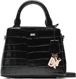 ΤΣΑΝΤΑ PAIGE SM SATCHEL R23DP465 ΜΑΥΡΟ DKNY