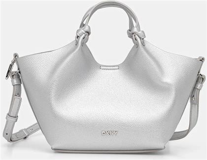 ΤΣΑΝΤΑ PAULA ΧΡΩΜΑ: ΑΣΗΜΙ, R53BAM60 DKNY