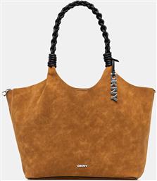 ΤΣΑΝΤΑ PAULA ΧΡΩΜΑ: ΚΑΦΕ, R53AME48 DKNY