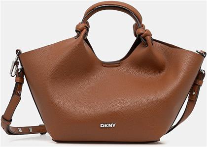 ΤΣΑΝΤΑ PAULA ΧΡΩΜΑ: ΚΑΦΕ, R53BAM60 DKNY