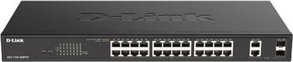 D-LINK DGS-1100-26MPV2 NETWORK SWITCH MANAGED L2 SMART GIGABIT ETHERNET (1000 MBPS) 26-PORT DLINK