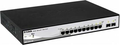 D-LINK DGS-1210-10P NETWORK SWITCH MANAGED L2 SMART GIGABIT ETHERNET (1000 MBPS) 10-PORT DLINK