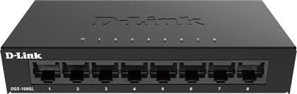 ΔΙΑΝΟΜΕΑΣ ΔΙΚΤΥΟΥ D-LINK SWITCH ΜΕ 8 ΘΥΡΕΣ GIGABIT DGS-108GL - ΜΑΥΡΟ DLINK