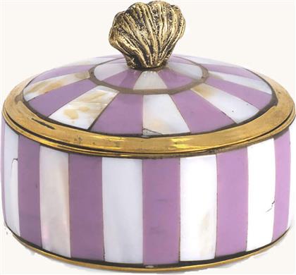 ΔΙΑΚΟΣΜΗΤΙΚΟ ΔΟΧΕΙΟ ΜΕ ΚΑΠΑΚΙ ''SCARLETT CIRCUS BOX MEDIUM LILAC'' - 1.20.21.030.400.1 DOING GOODS