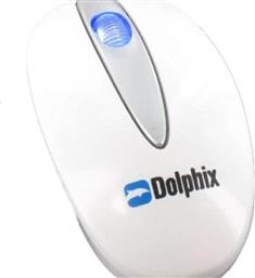 MINI LAPTOP OPTICAL MOUSE WHITE USB DOLPHIX από το PUBLIC