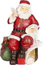 ΧΡΙΣΤΟΥΓΕΝΝΙΑΤΙΚΗ ΔΙΑΚΟΣΜΗΤΙΚΗ ΦΙΓΟΥΡΑ ΑΓΙΟΣ ΒΑΣΙΛΗΣ ΜΕ ΔΩΡΑ 13 X 9 X 18 CM - 20-27-600 DOMUS HOMUS