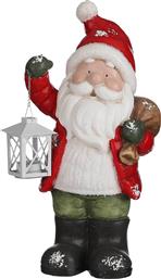 ΧΡΙΣΤΟΥΓΕΝΝΙΑΤΙΚΗ ΔΙΑΚΟΣΜΗΤΙΚΗ ΦΙΓΟΥΡΑ ΑΓΙΟΣ ΒΑΣΙΛΗΣ ΜΕ ΦΑΝΑΡΙ 22,5 X 21,5 X 25,5 CM - 20-27-573 DOMUS HOMUS
