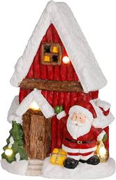 ΧΡΙΣΤΟΥΓΕΝΝΙΑΤΙΚΟ ΔΙΑΚΟΣΜΗΤΙΚΟ ΧΩΡΟΥ ΣΕ ΣΧΗΜΑ ΣΠΙΤΙΟΥ 29 X 16 X 42 CM - 20-27-736 DOMUS HOMUS