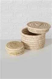 ΣΕΤ ΣΟΥΒΕΡ ΜΕ ΘΗΚΗ ''LEAH'' 15 CM (4 ΤΕΜΑΧΙΑ) - 20-25-835 DOMUS HOMUS