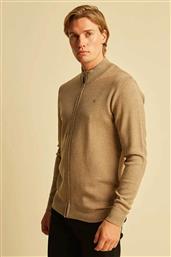 ΑΝΔΡΙΚΗ ΠΛΕΚΤΗ ΖΑΚΕΤΑ ΜΟΝΟΧΡΩΜΗ ΜΕ ΚΕΝΤΗΜΕΝΟ ΛΟΓΟΤΥΠΟ - 1239013.C01 ΜΠΕΖ DORS