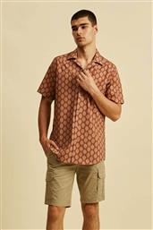 ΑΝΔΡΙΚΟ ΠΟΥΚΑΜΙΣΟ ΜΕ ALL-OVER PRINT REGULAR FIT - 1038034.C01 ΜΠΟΡΝΤΟ DORS