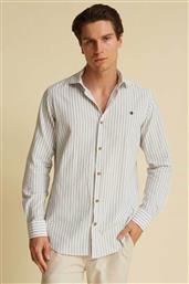 ΑΝΔΡΙΚΟ ΠΟΥΚΑΜΙΣΟ ΜΕ ΡΙΓΕ ΣΧΕΔΙΟ REGULAR FIT - 1038021.C02 ΓΚΡΙ DORS