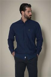 ΑΝΔΡΙΚΟ ΠΟΥΚΑΜΙΣΟ OXFORD BUTTON DOWN ΜΕ ΤΣΕΠΗ ΚΑΙ ΚΕΝΤΗΜΕΝΟ ΛΟΓΟΤΥΠΟ - 1037002.C04 ΜΠΛΕ ΣΚΟΥΡΟ DORS