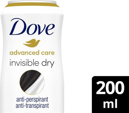 ΑΠΟΣΜΗΤΙΚΟ SPRAY ADVANCED CARE INVISIBLE DRY 200ML DOVE