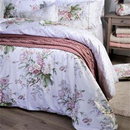 ΠΑΠΛΩΜΑ ΥΠΕΡΔΙΠΛΟ (235X250) 2 ΟΨΕΩΝ 849 BOUQUET PINK DOWN TOWN HOME