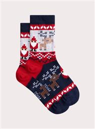 ΠΑΙΔΙΚΕΣ ΚΑΛΤΣΕΣ UNISEX CHRISTMAS PRINT - ΓΚΡΙ DPAM