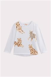 ΠΑΙΔΙΚΗ ΜΠΛΟΥΖΑ ΜΕ PRINT ''CUTE LEOPARDS'' - 350118 ΛΕΥΚΟ DPAM