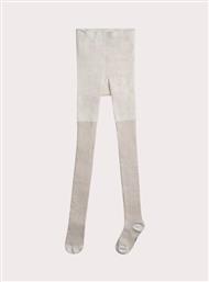 ΠΑΙΔΙΚΟ ΚΑΛΣΟΝ ΓΙΑ ΚΟΡΙΤΣΙΑ BEIGE RIBBED - ΛΕΥΚΟ DPAM
