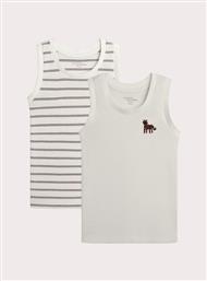 ΣΕΤ ΠΑΙΔΙΚΑ ΦΑΝΕΛΑΚΙΑ ΓΙΑ ΑΓΟΡΙΑ STRIPPED CHEETAH 2ΤΜΧ - ΛΕΥΚΟ DPAM