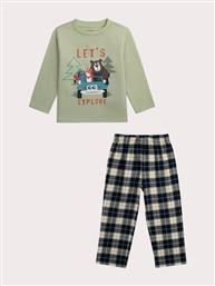 ΣΕΤ ΠΑΙΔΙΚΕΣ ΠΙΤΖΑΜΕΣ ΓΙΑ ΑΓΟΡΙΑ GREEN EXPLORERS - ΠΡΑΣΙΝΟ DPAM