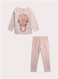 ΣΕΤ ΠΑΙΔΙΚΕΣ ΠΙΤΖΑΜΕΣ ΓΙΑ ΚΟΡΙΤΣΙΑ SOFT ZEBRA - ΕΚΡΟΥ DPAM