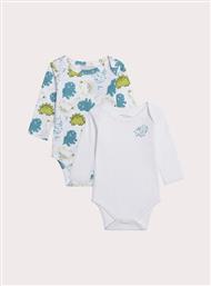 ΣΕΤ ΒΡΕΦΙΚΑ ΦΟΡΜΑΚΙΑ ΓΙΑ ΑΓΟΡΙΑ BABY DINOS 2 ΤΜΧ - ΛΕΥΚΟ DPAM