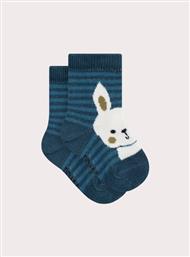 ΒΡΕΦΙΚΕΣ ΚΑΛΤΣΕΣ ΓΙΑ ΑΓΟΡΙΑ STRIPPED BUNNY - ΜΠΛΕ DPAM