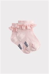 ΒΡΕΦΙΚΕΣ ΚΑΛΤΣΕΣ ΓΙΑ ΚΟΡΙΤΣΙΑ ''BABY PINK RUFFLES'' - 356157 ΡΟΖ ΑΝΟΙΧΤΟ DPAM