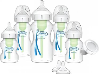 DR. BROWN'S PROMO NEW BORN FEEDING SET OPTIONS+ ANTI-COLIC ΜΕ ΦΑΡΔΥ ΛΑΙΜΟ 1 ΤΕΜΑΧΙΟ, ΚΩΔ WB09600 DR BROWNS