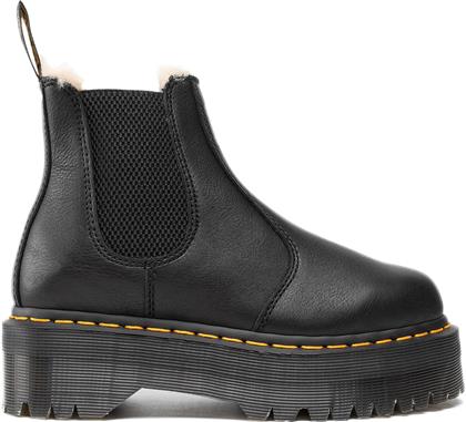 ΜΠΟΤΑΚΙΑ ΜΕ ΛΑΣΤΙΧΟ 2976 QUAD FL 25635001 ΜΑΥΡΟ DR MARTENS