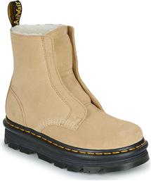 ΜΠΟΤΕΣ ZEBZAG LACE LESS LACELESS BOOT SAVANNAH TAN EH SUEDE DR MARTENS