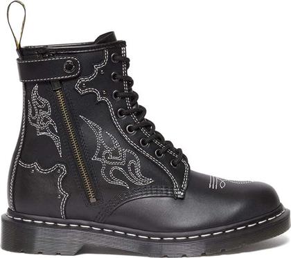 ΔΕΡΜΑΤΙΝΑ WORKERS 1460 GOTHIC AMERICANA ΧΡΩΜΑ: ΜΑΥΡΟ, DM31624001 DR MARTENS από το ANSWEAR