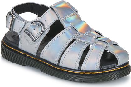 ΣΑΝΔΑΛΙΑ CAARYS J SILVER LAZER REFLECTIVE METALLIC DR MARTENS