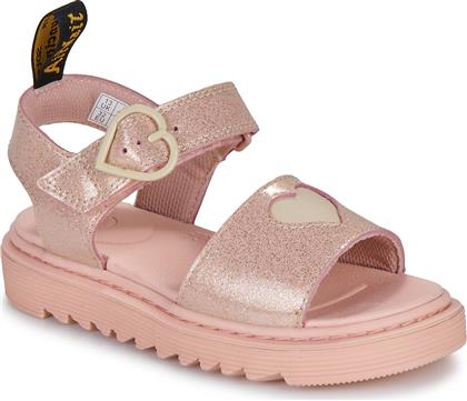 ΣΑΝΔΑΛΙΑ MARLOWE HEARTS J POWDER PINK+CLOUD CREAM DR MARTENS