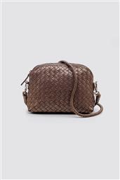 ΓΥΝΑΙΚΕΙΟ MINI BAG ''CHUNKY FELLINI POCHETTE'' - 8011 ΚΑΦΕ DRAGON DIFFUSION