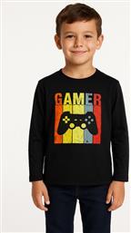 ΠΑΙΔΙΚΗ ΜΠΛΟΥΖΑ ΓΙΑ ΑΓΟΡΙΑ BLACK GAMER - ΜΑΥΡΟ DREAMERS