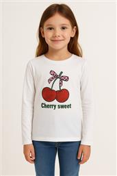 ΠΑΙΔΙΚΗ ΜΠΛΟΥΖΑ ΓΙΑ ΚΟΡΙΤΣΙΑ CHERRY SWEET - ΛΕΥΚΟ DREAMERS