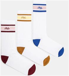 ΚΑΛΤΣΕΣ LA CHAUSSETTE DRULE RAYEE 3-PACK ΧΡΩΜΑ: ΑΣΠΡΟ, G-SK118-CO024-MC DROLE DE MONSIEUR