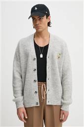 ΜΑΛΛΙΝΗ ΖΑΚΕΤΑ LE CARDIGAN D RAISIN ΧΡΩΜΑ: ΓΚΡΙ, E.CA130.PA021.GY LE CARDIGAN D RAISIN DROLE DE MONSIEUR