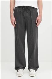 ΜΑΛΛΙΝΟ ΠΑΝΤΕΛΟΝΙ LE PANTALON ...LASTIQUE FLANELLE ΑΝΔΡΙΚΟ, ΧΡΩΜΑ: ΓΚΡΙ, H.BP191.WV008 DROLE DE MONSIEUR