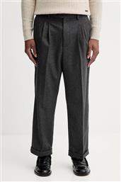 ΠΑΝΤΕΛΟΝΙ ΜΕ ΠΡΟΣΘΗΚΗ ΜΑΛΛΙΟΥ LE PANTALON PLIS CROPPED ΧΡΩΜΑ: ΓΚΡΙ, I.BP192.WV008 DROLE DE MONSIEUR