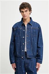 ΤΖΙΝ ΜΠΟΥΦΑΝ LA VESTE DENIM MONOGRAMME ΧΡΩΜΑ: ΜΠΛΕ, I.JT182.CO238 DROLE DE MONSIEUR