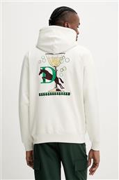 ΒΑΜΒΑΚΕΡΗ ΜΠΛΟΥΖΑ LE HOODIE POLO ΧΡΩΜΑ: ΜΠΕΖ, ΜΕ ΚΟΥΚΟΥΛΑ, G-HO178-CO200-OW DROLE DE MONSIEUR